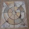 Mint fossil Circle paving with Squarring off kit